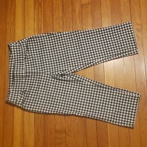 Croft & Barrow Capri Checkered The Effortless Stretch Pant Size 4 Regular